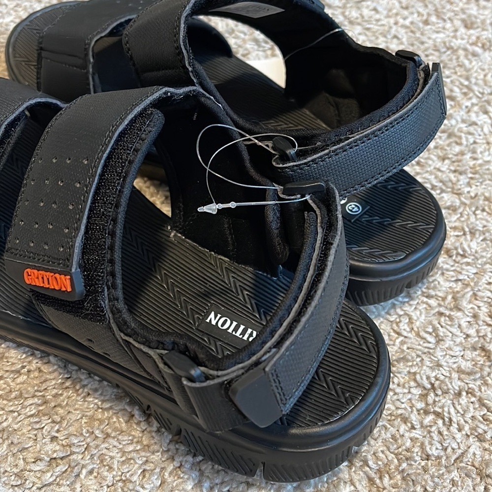 GRITION Men Sandals Outdoor Beach Summer Slippers Male Shoes Flat Lightw… - Picture 8 of 11